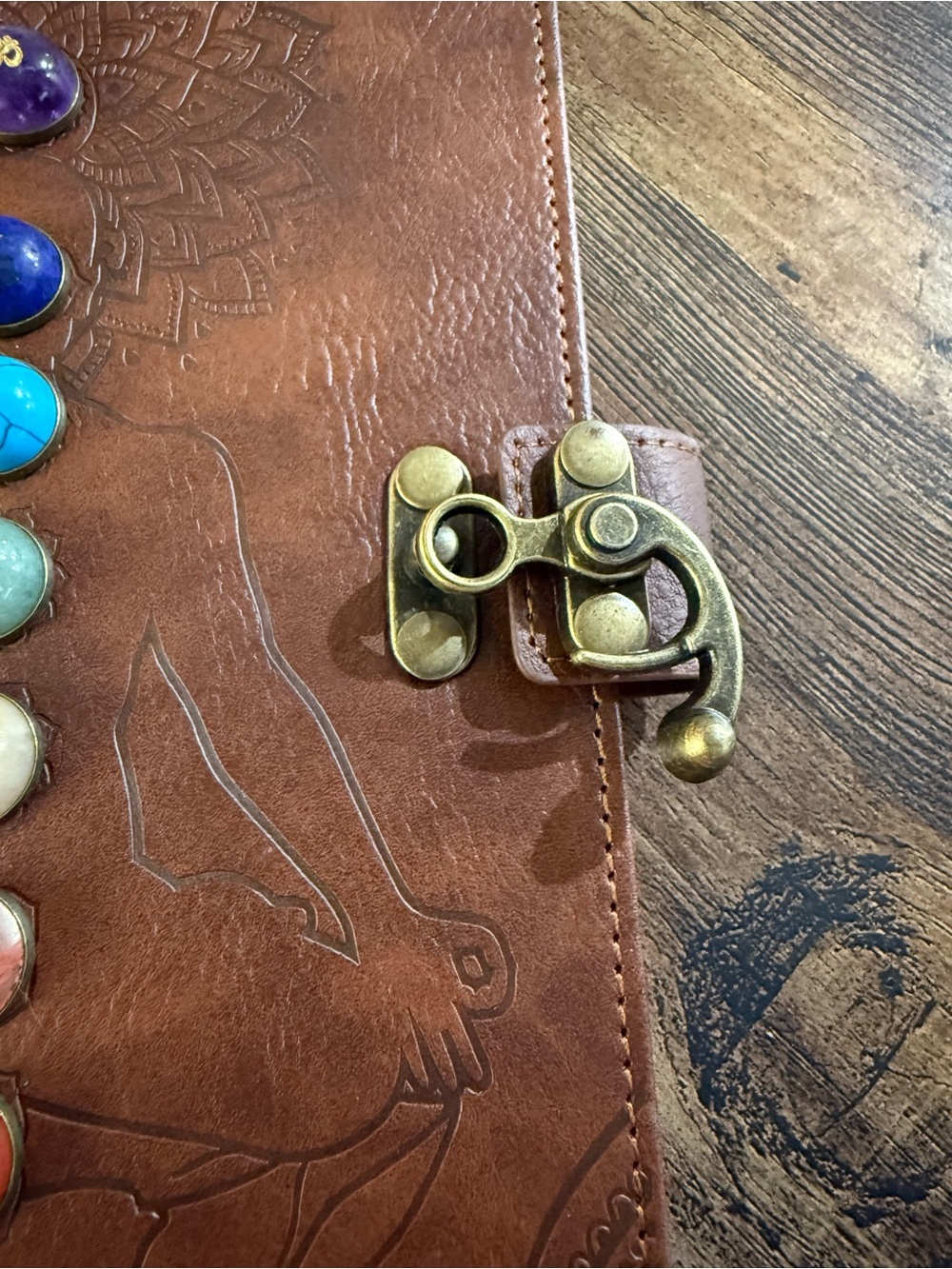 Chakra Leather Journal | Meditation, Manifestation & Mindfulness Notebook - Picture 3 of 12